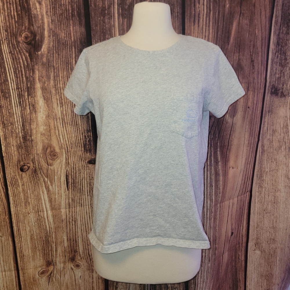 Vineyard Vines Relaxed Tee Size S Gray/Blue
